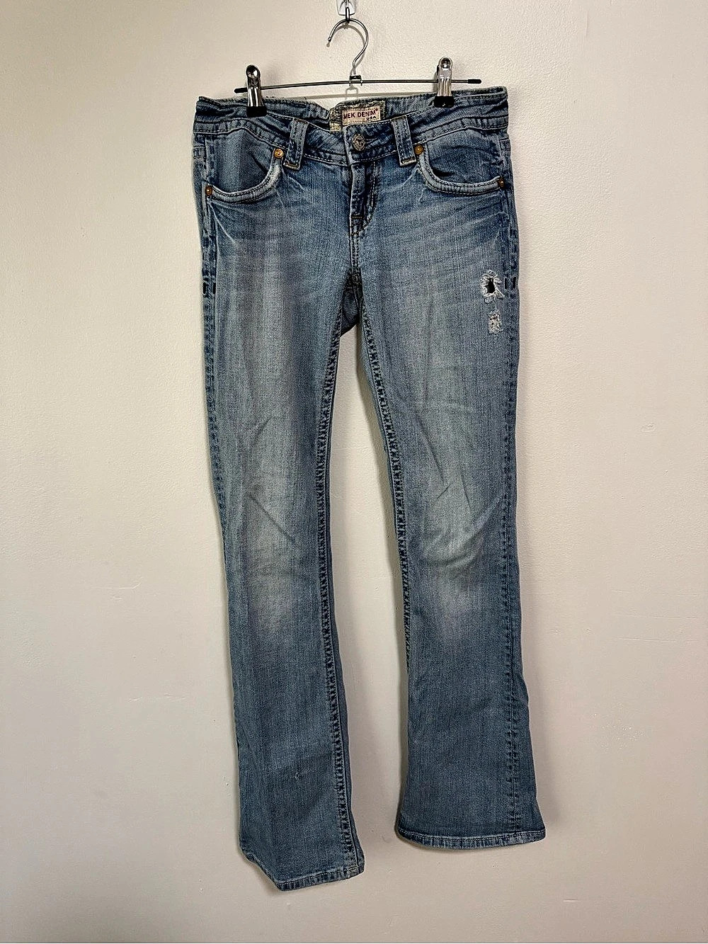 Mek Denim Boot Cut Jeans in Blue Size 26